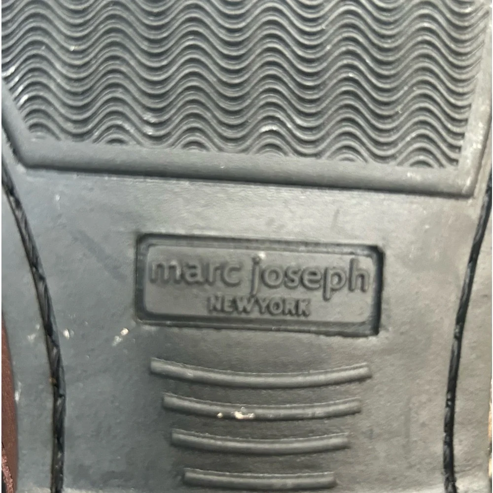 NWOB Marc Joseph New York Hand Crafted in Brazil Brown Leather Dress Shoes Sz 11 - Picture 14 of 14